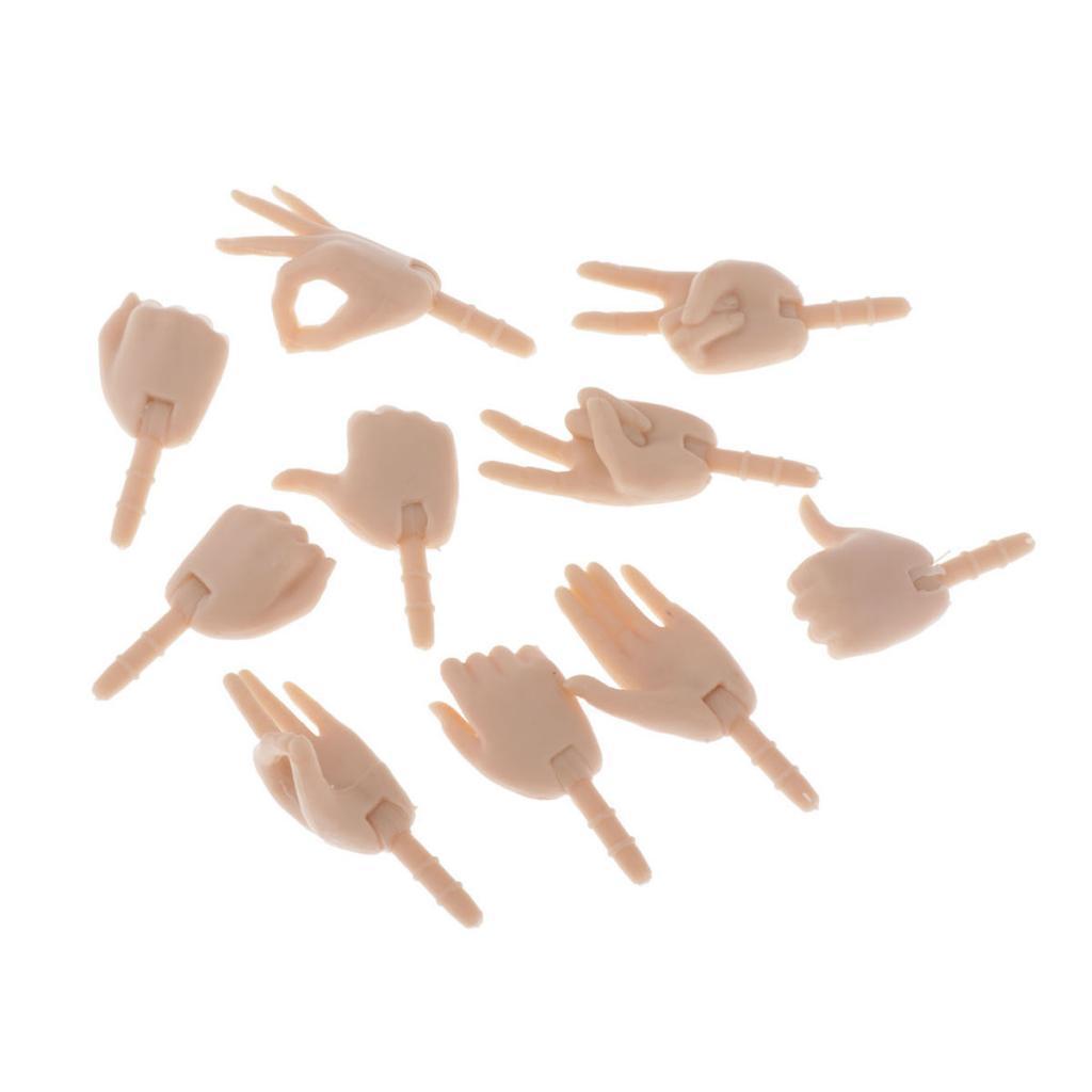 1/6 Doll Hands for   Jointed Doll Body Replacement DIY Accessory