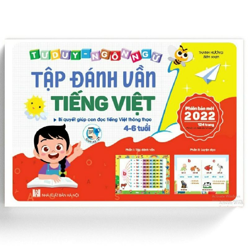 Sách - Tập Đánh Vần Tiếng Việt - Phiên Bản Mới 2023 ( Có File Nghe )