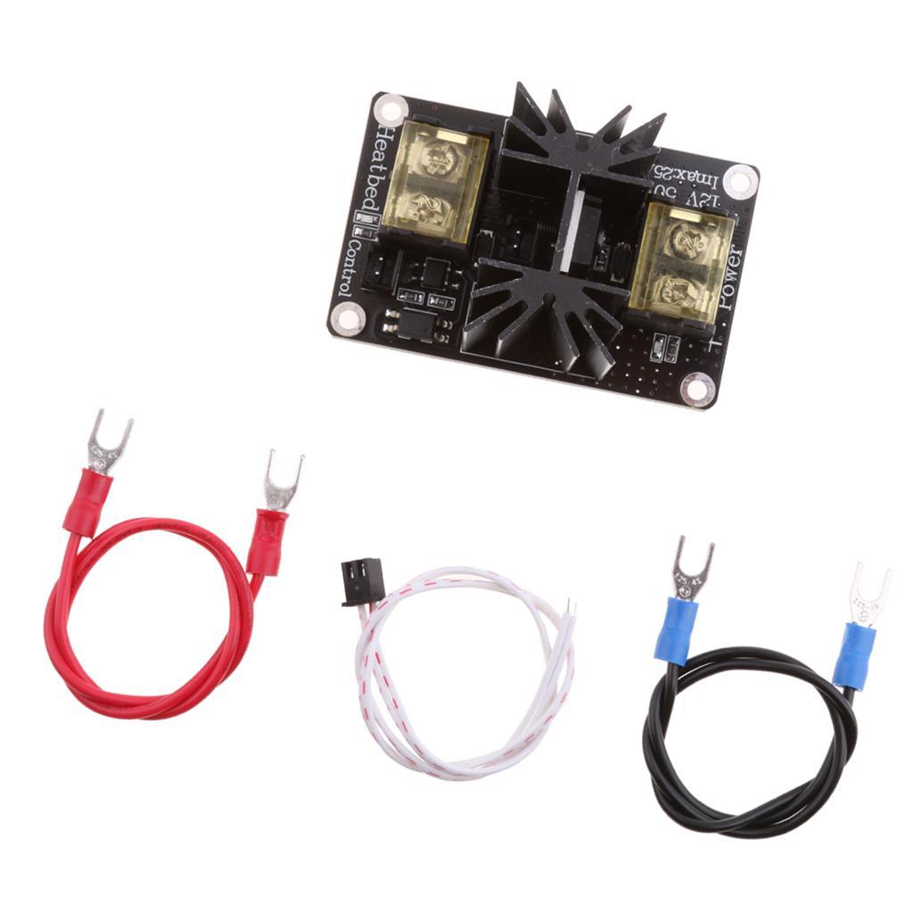 3D Printer Heated Bed High Power Extension Module MOS Tube Load Current 25A