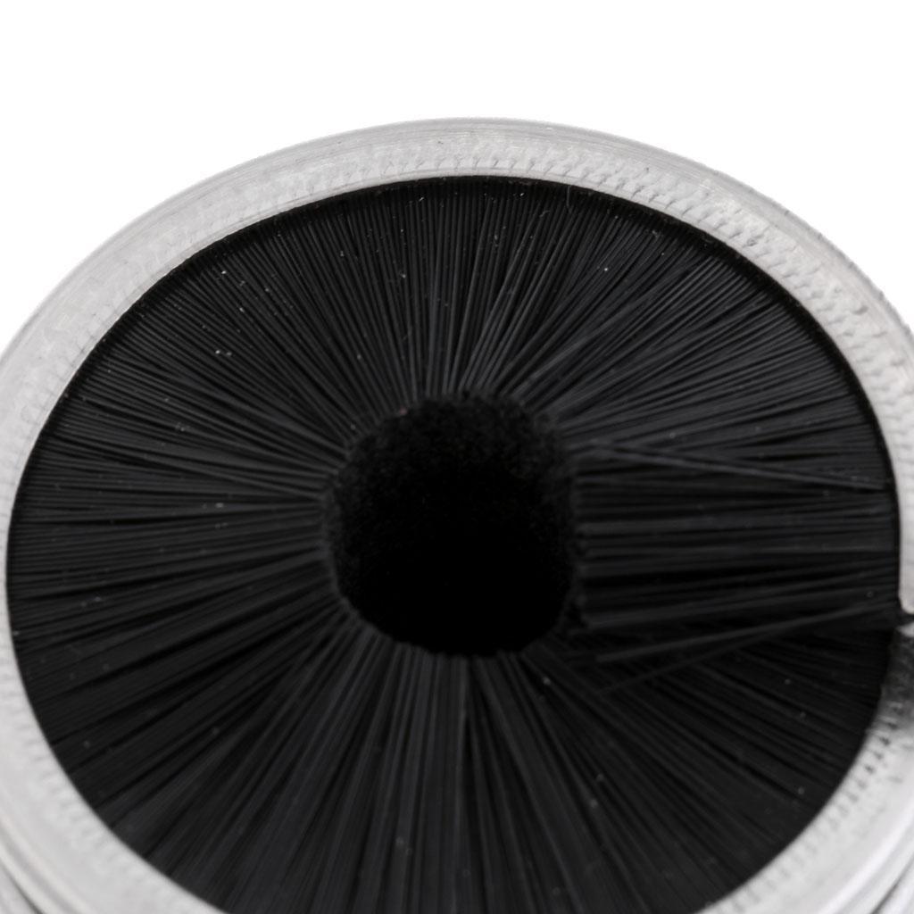 2pcs Black & Red Cylinder-shape Brush for Cleaning Tree Climbing & Rock Climbing Caving Rope Cord 8- 13mm