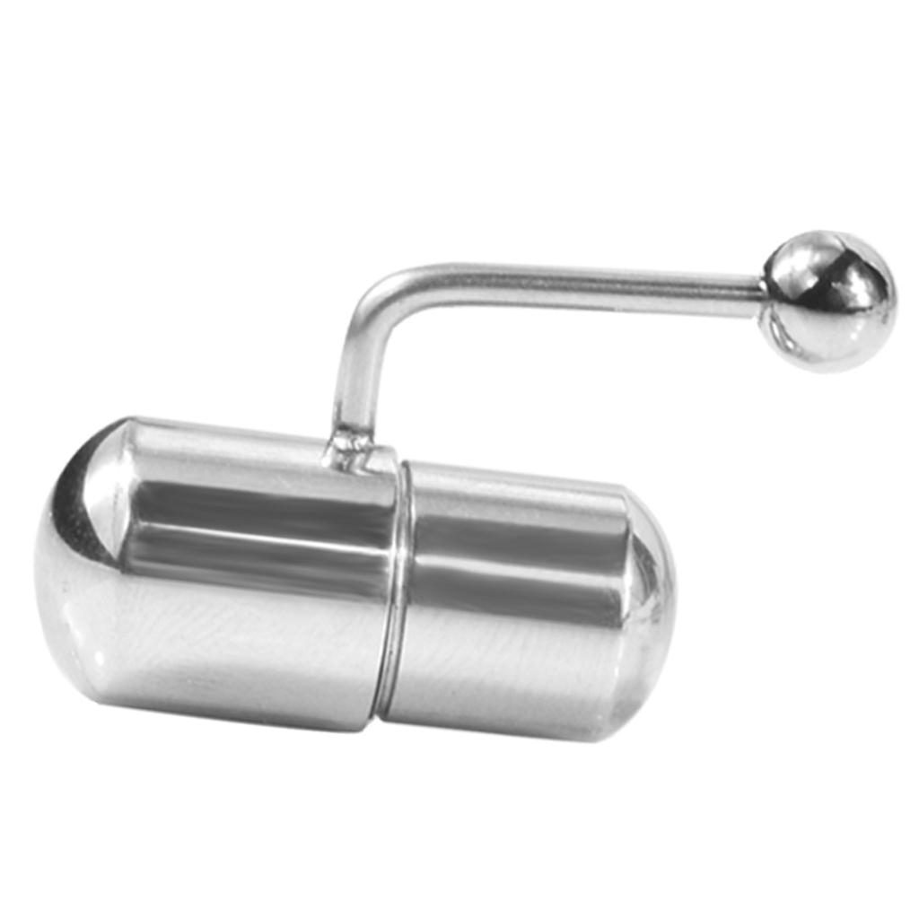 Silver stainless steel vibrating belly button navel ring nose lip body ring