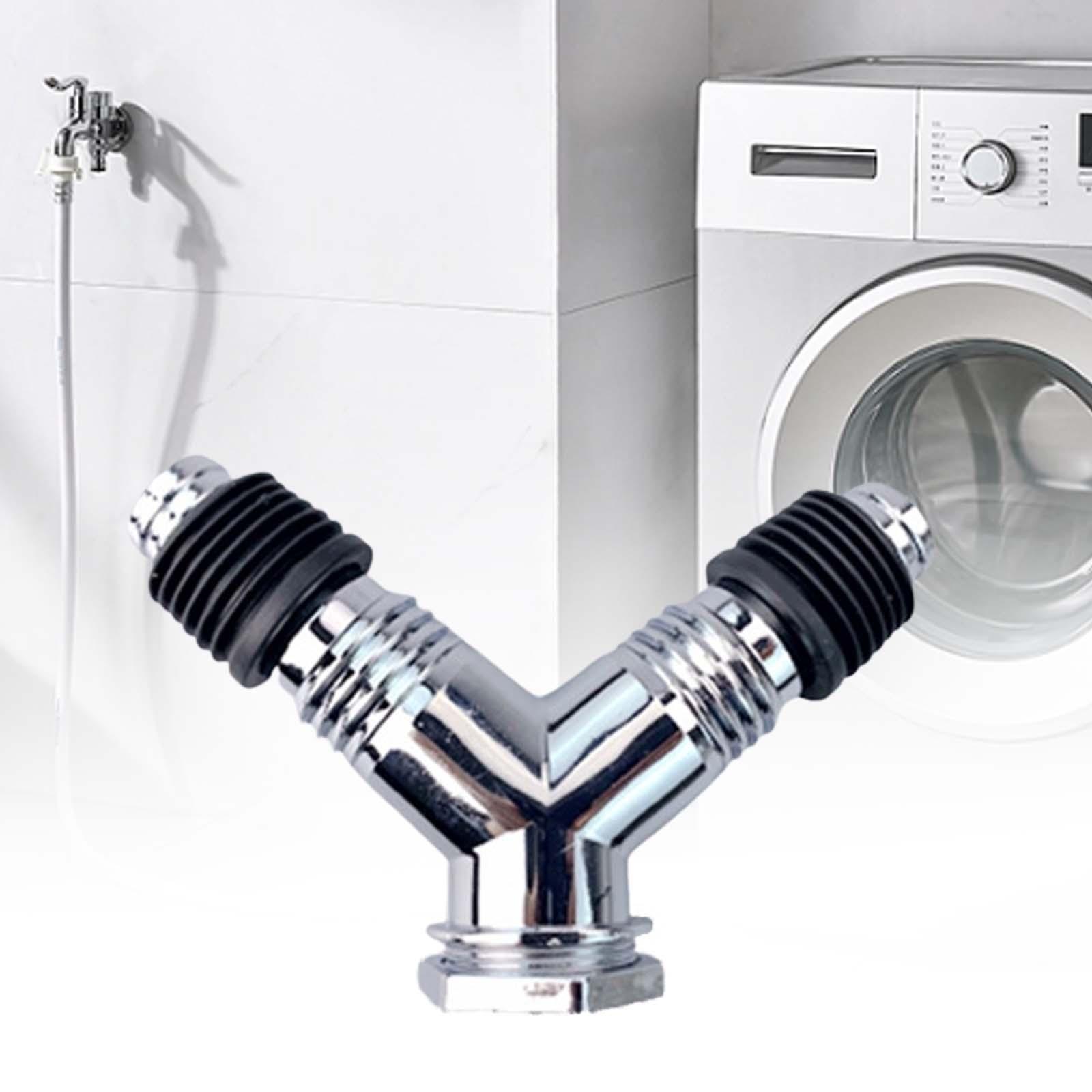 Y Pipe Connector Hose Adapter for Kitchen Washing Machine Bathroom