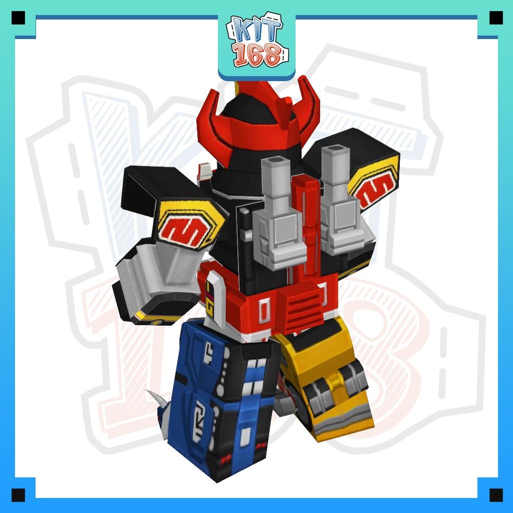 Mô hình giấy Anime Chibi Megazord - Power Rangers