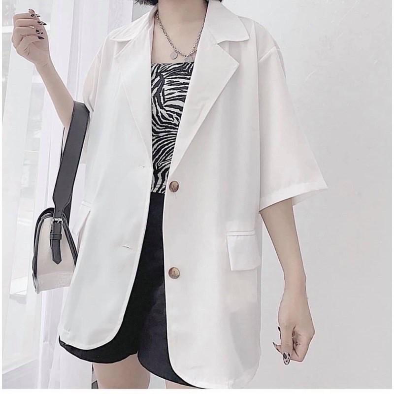 Áo vest 2 lớp nữ, Áo blazer 2 lớp hàng Quảng châu cao cấp