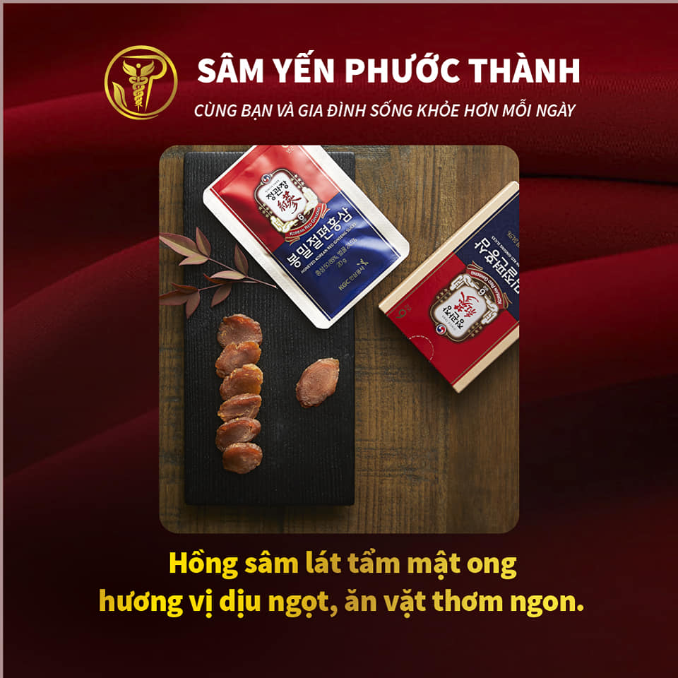 Hồng Sâm tẩm mật ong KGC Cheong Kwan Jang (hộp 06 gói)