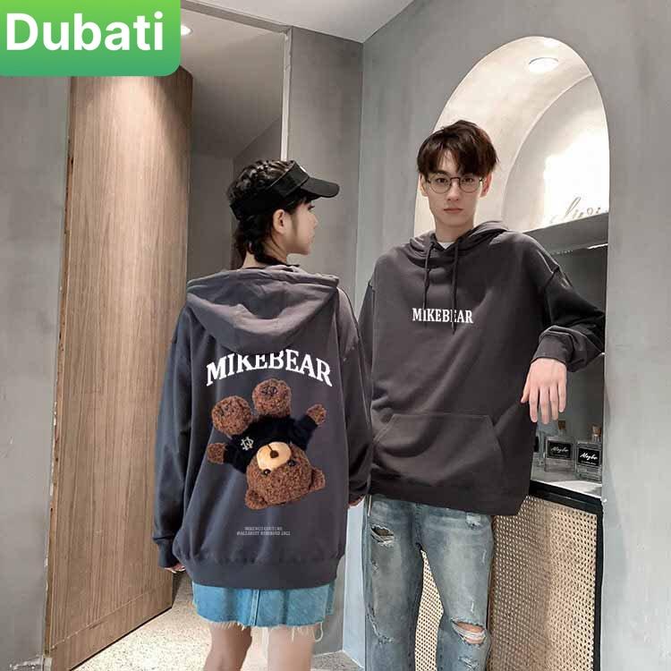 ÁO KHOÁC HOODIE NAM NỮ CON GẤU NGƯỢC MIKEBEAR CHẤT NỈ DÀY PHOM FROM RỘNG CHỐNG LẠNH NẮNG, NÓNG ĐÔNG HÈ CAO CẤP-DUBATI