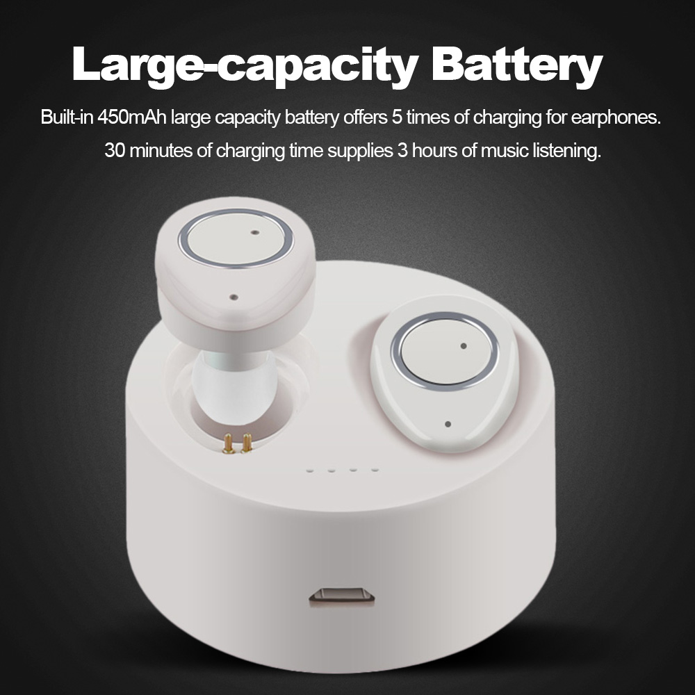 Tai Nghe Nhét Tai Bluetooth TWS-F1 Không Dây Âm Thanh Nổi Kết Nối Đa Điểm