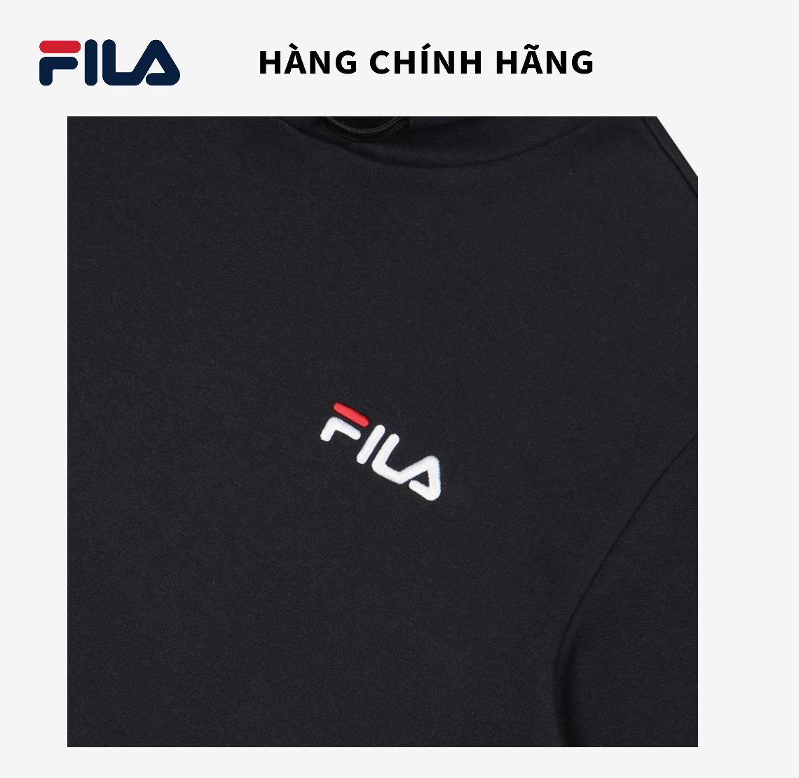 Áo thun hoodie có nón unisex Fila Basic Small Linea - FS2POB3104X