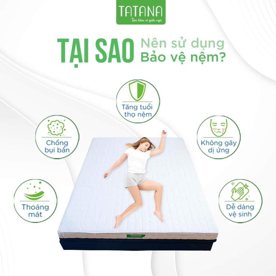 Tấm Bảo Vệ Nệm TATANA