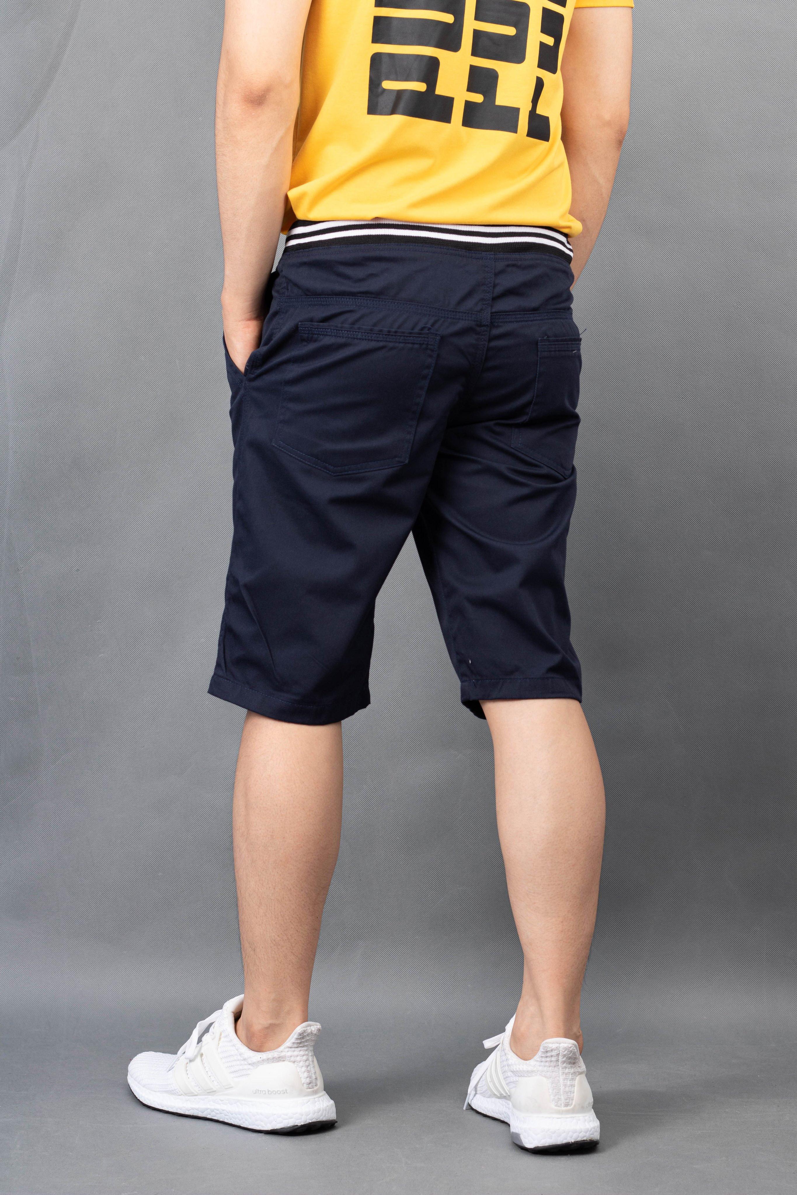 Quần short thun lưng thun vải co giãn