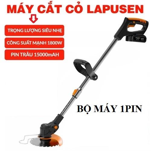Máy cắt cỏ cầm tay LAPUSEN, Máy tỉa cành đa năng nhỏ gọn, Hàng nhập khẩu cao cấp BH 2NĂM - Máy 1 Pin