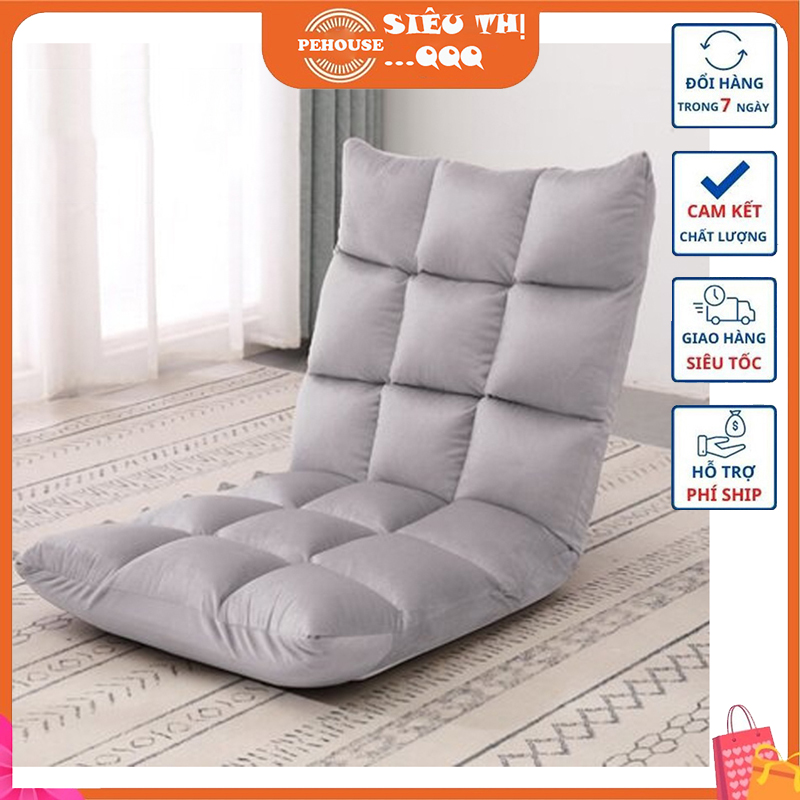 Ghế tựa lưng sofa bệt khung thép đa năng có thể nằm ngồi hay ngả lưng đều được - Hàng chính hãng