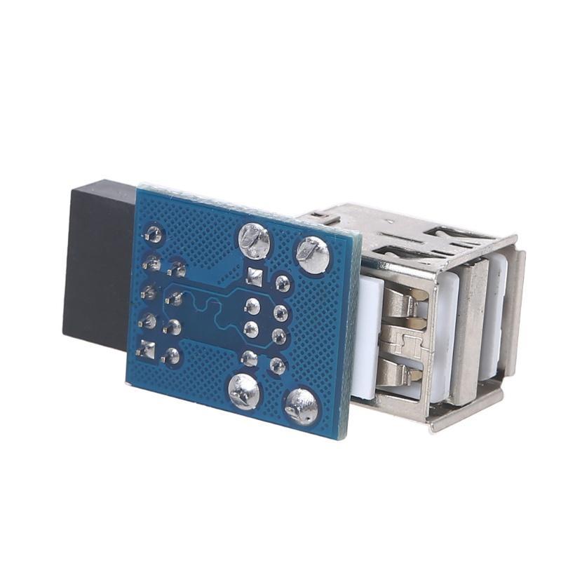Bo mạch chủ chuyển đổi PC USB 2.0 Female sang 2 Port A Female