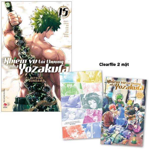 Sách - Nhiệm Vụ Tối Thượng Nhà Yozakura - Tập 15 - Kyoichiro VS Chị Em Nhà Yozakura - Tặng Kèm Clearfile