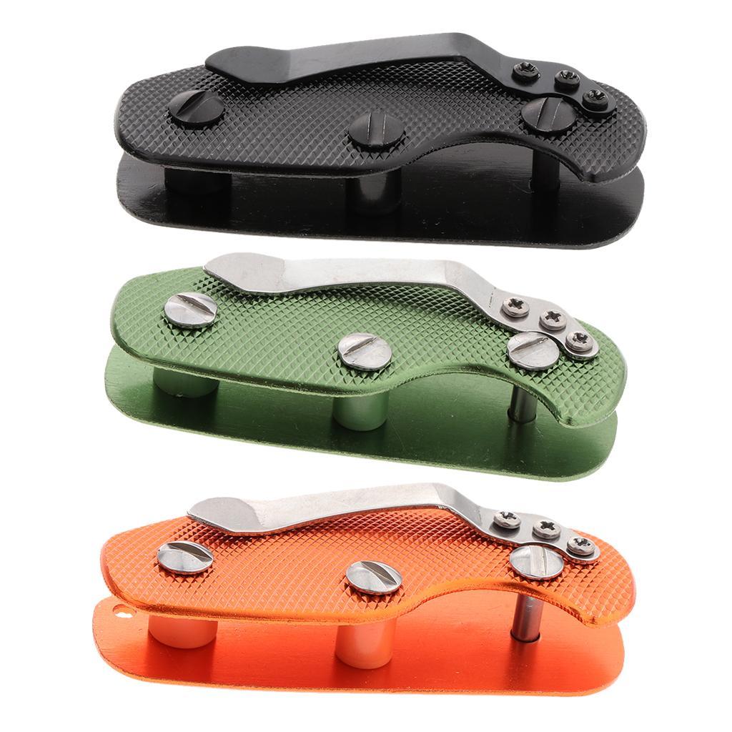 Outdoor Aluminium Alloy Key Holder Clip Carrier with Back Clip Hanging
