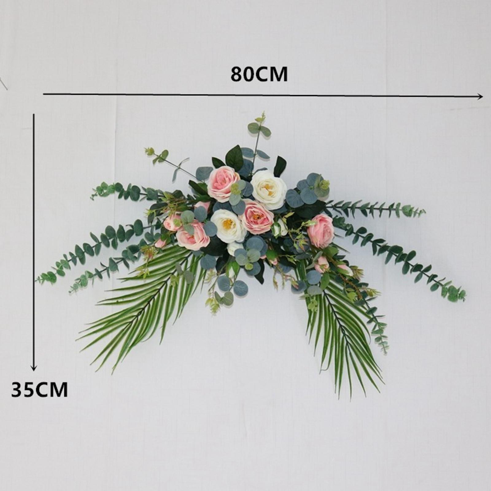 2x Faux Floral Decoration for Photographic Props Engagement Ceremony