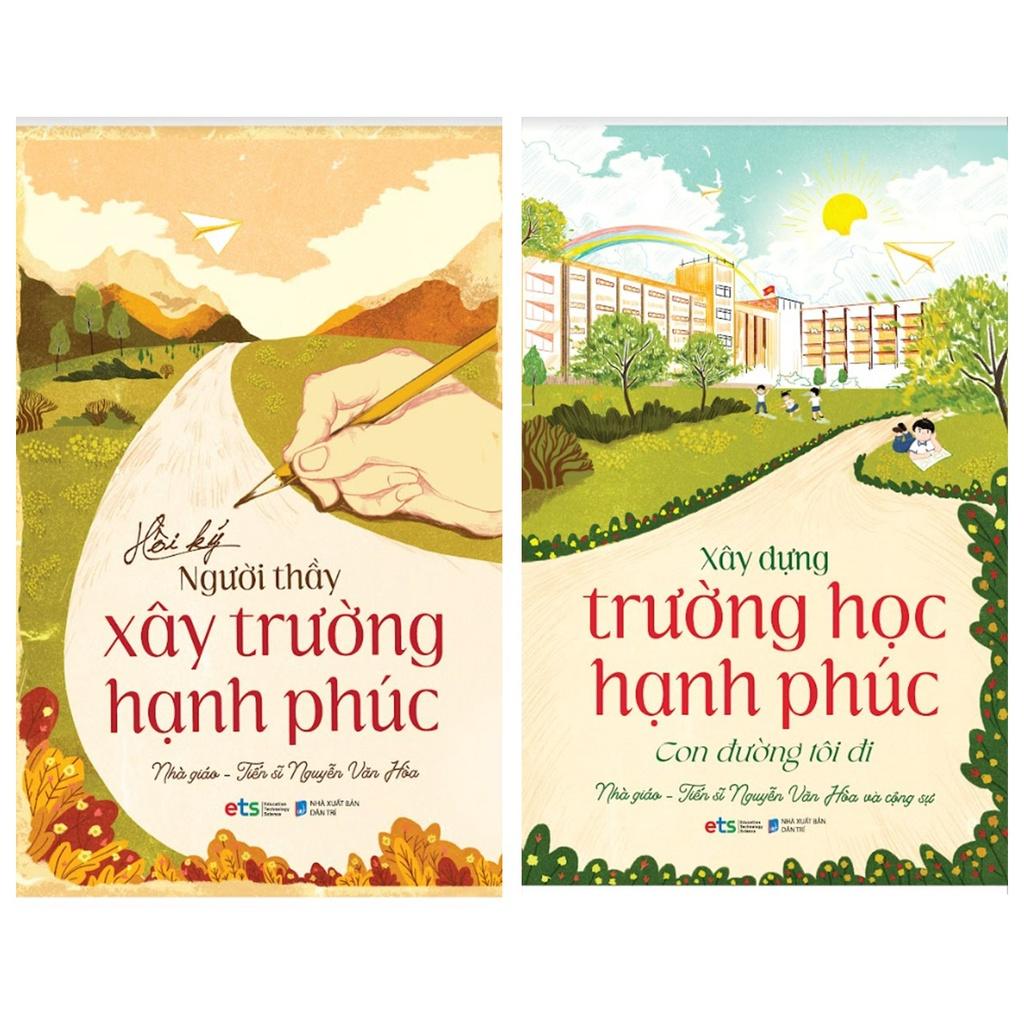 Sách Combo Xây dựng trường học hạnh phúc + Hồi ký người thầy xây trường hạnh phúc - Alphabooks - BẢN QUYỀN - Combo 2 cuốn