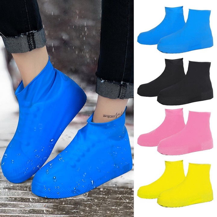 Vỏ Bọc Giày Đi Mưa Bằng Cao Su Chống Trượt Chống Thấm Nước, Tái Sử Dụng, Bao bọc giày dép Ủng Bọc Giày, bao Giày Latex Đi phượt, du lịch