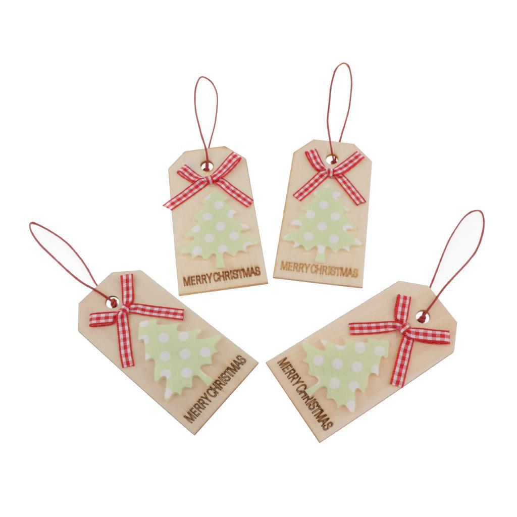 4 Pieces Wooden Discs Wooden Pieces Wooden Pendant For DIY Or DIY Children