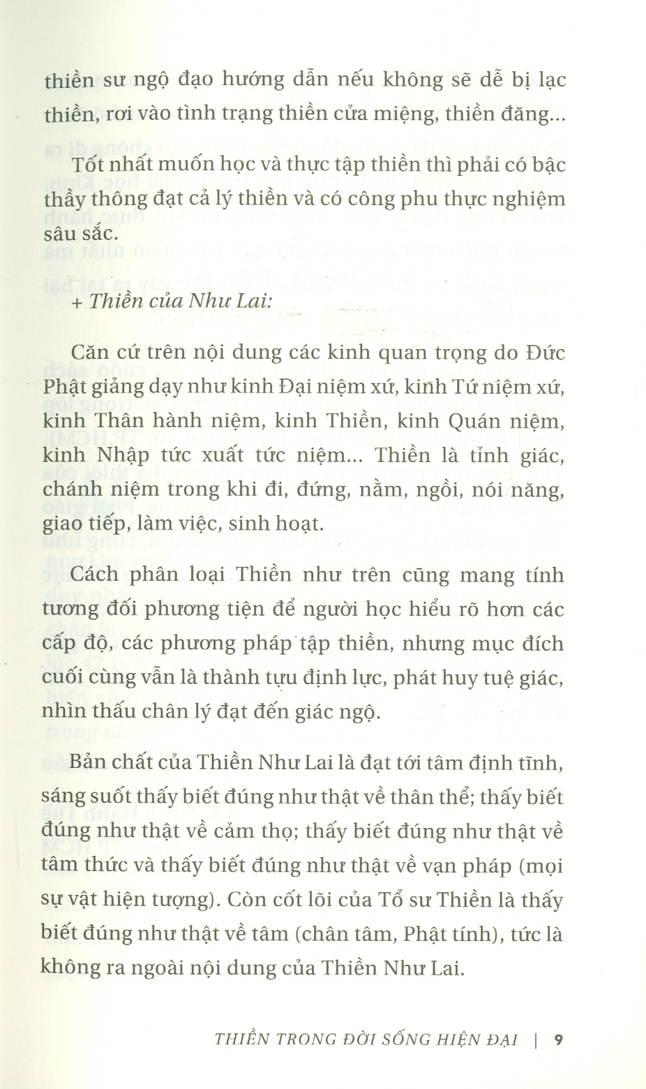 Thiền Trong Đời Sống Hiện Đại