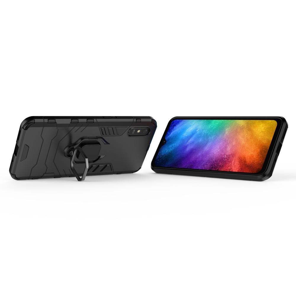 Ốp lưng cho Xiaomi Redmi 9A iron man chống sốc kèm nhẫn xoay chống xem video bảo vệ camera