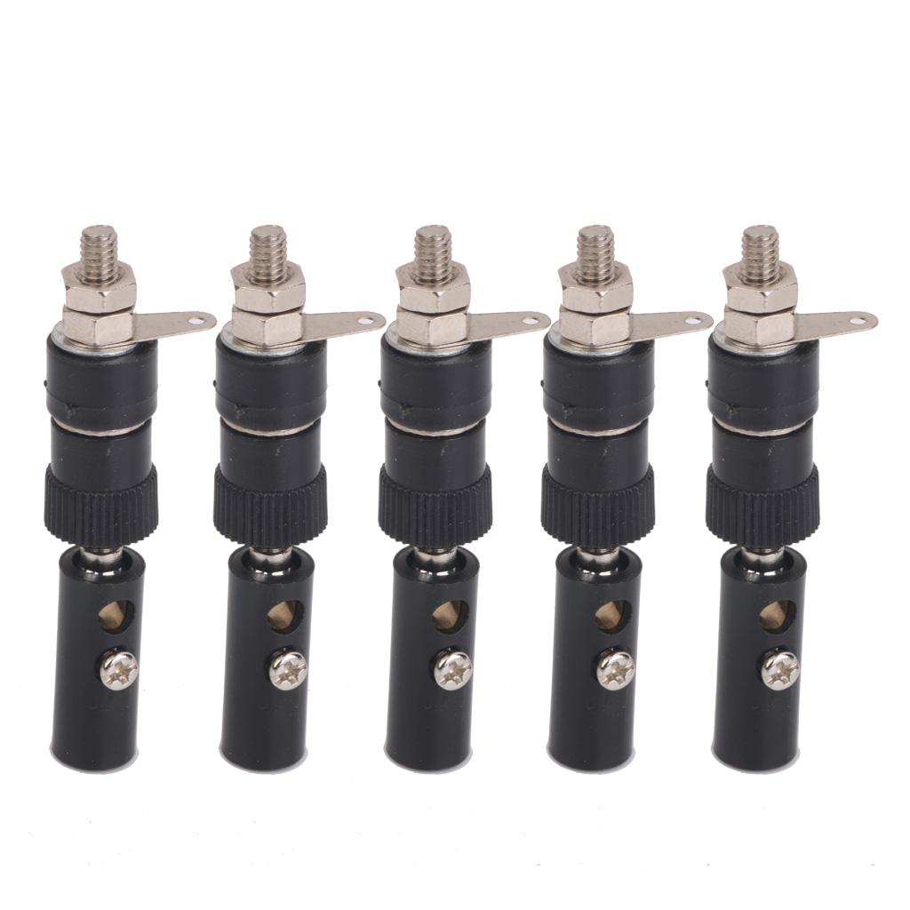 10pcs 4mm Binding Post Speaker Terminal + 10pcs 4mm Banana Plugs Connectors