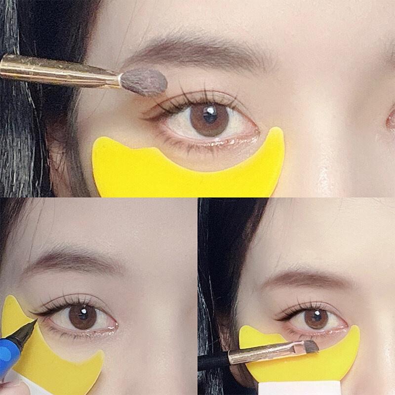 Dụng cụ hỗ trợ chuốt mi mascara không lem, kẻ mí và kẻ bọng mắt tiện lợi đa năng tiện lợi cầm tay