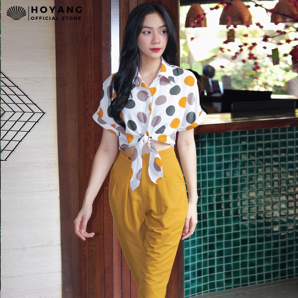 Quần Tây Baggy Công Sở Xếp Ly HOYANG QHY11