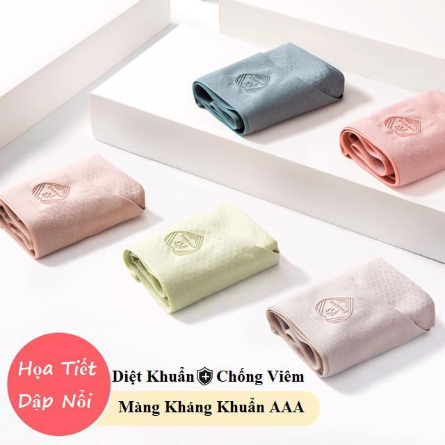 Quần chip nữ, quần lót cotton sợi bông kháng khuẩn thông thoáng mềm mại QC/106