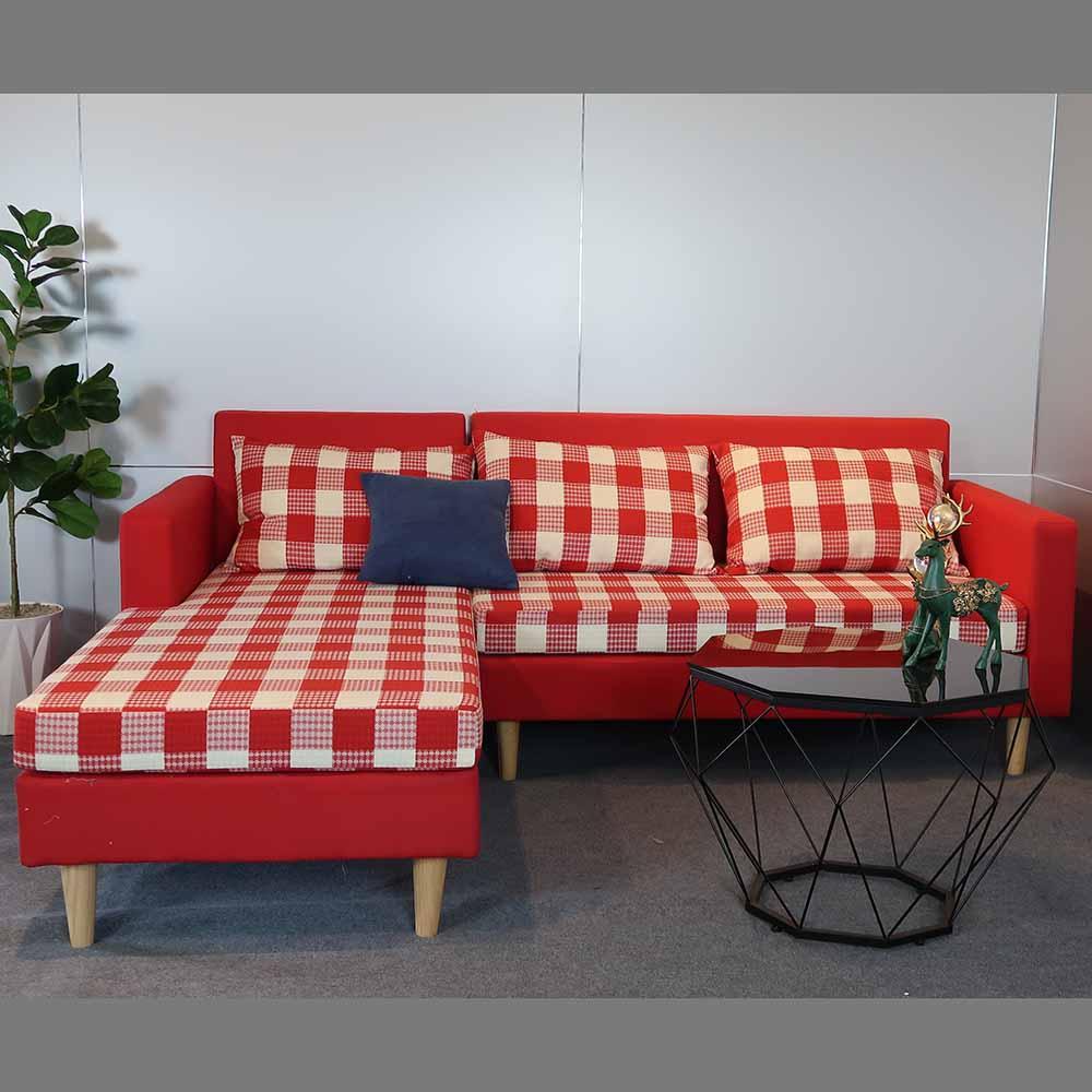 Ghế sofa góc L - chữ L bọc vải bố, nhung nhỉ, da