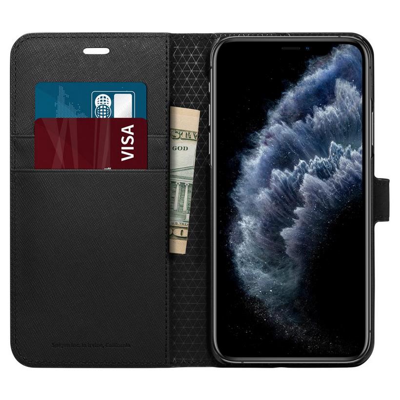 Bao da Spigen Dành Cho iPhone 11 Pro Wallet S - Hàng Chính Hãng