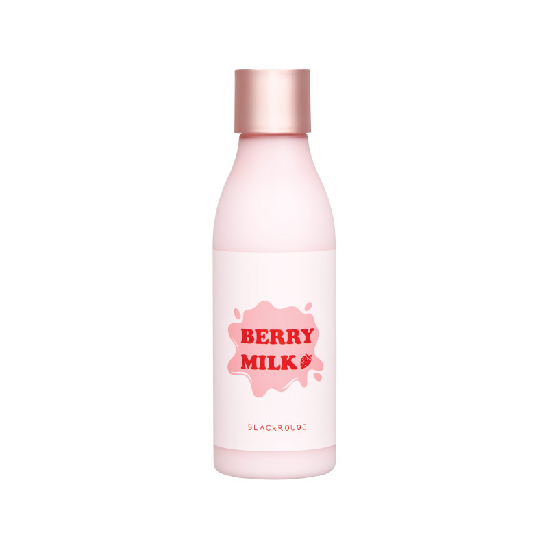 Nước hoa hồng dưỡng ẩm Black Rouge Real Strawberry Milk Toner 200ml