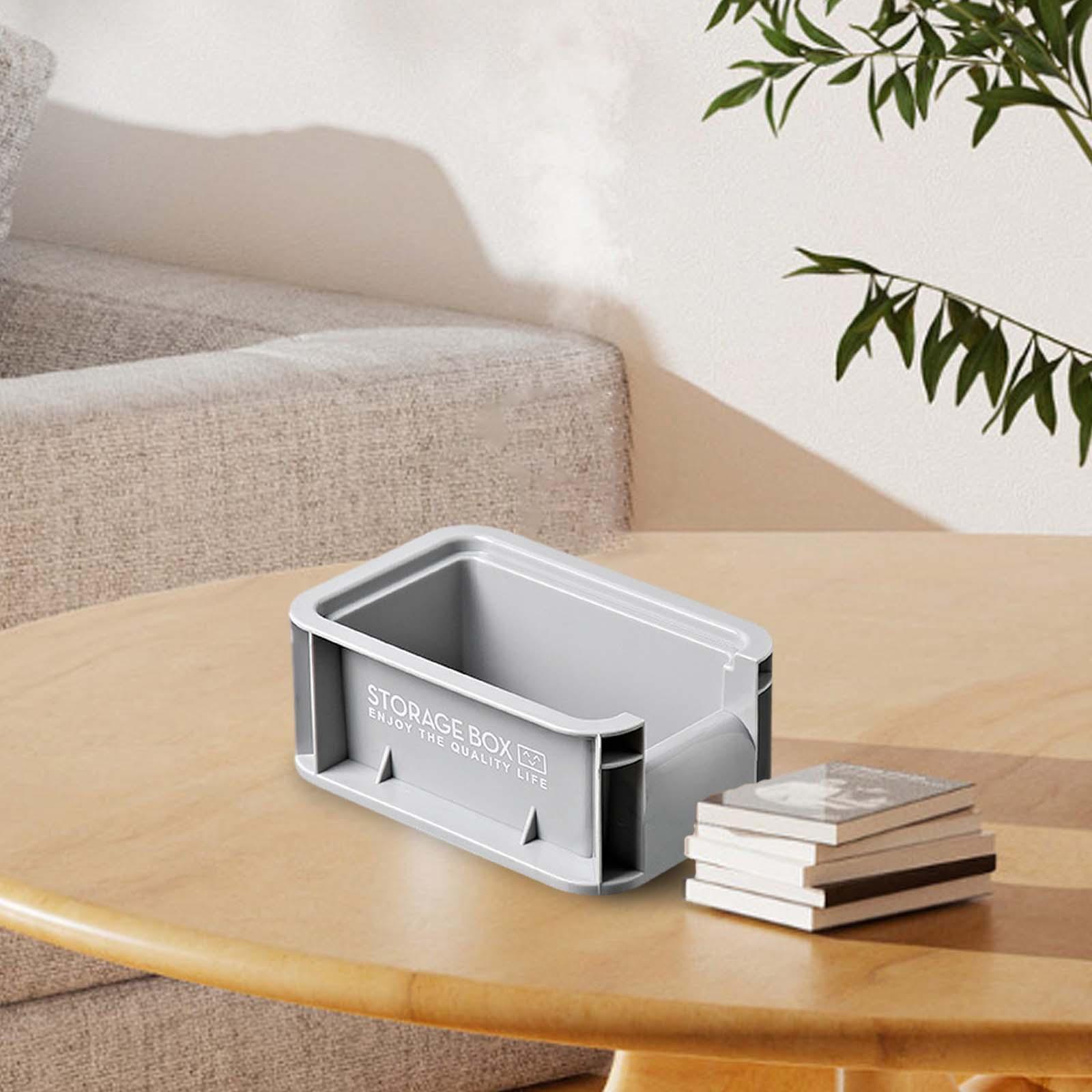 Desk Organizer Desktop Box Stackable Storage Box for Bathroom Closet Kitchen