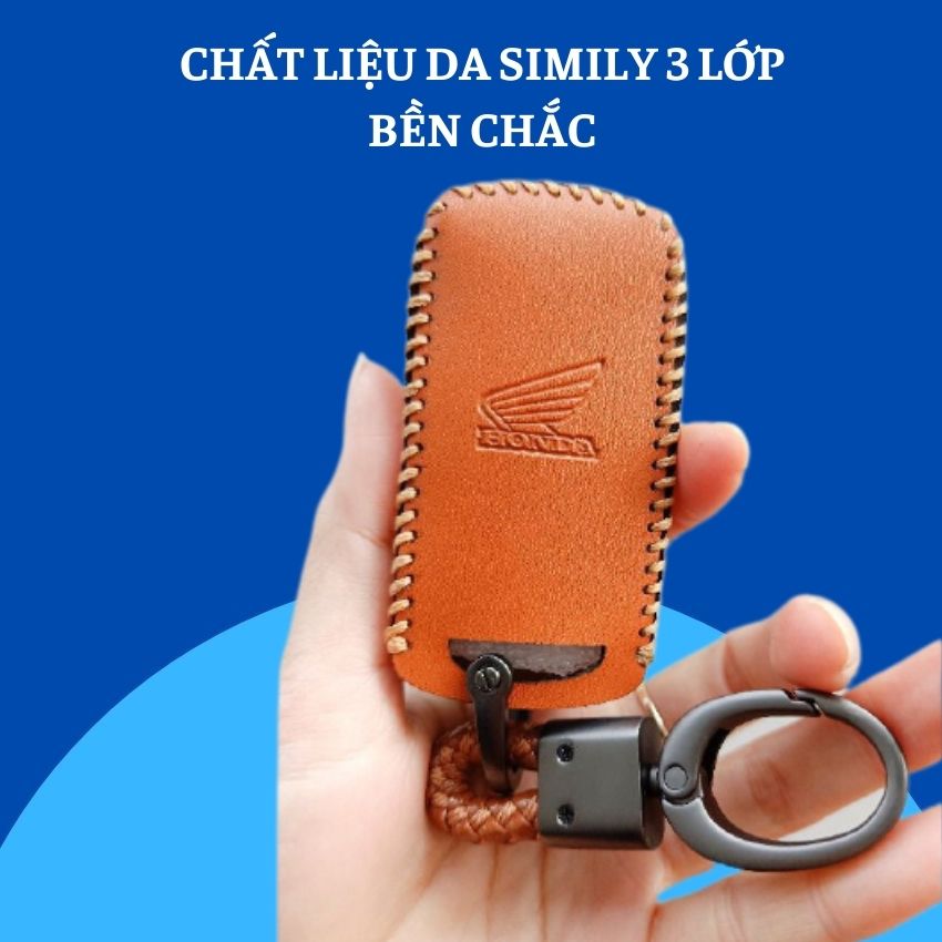 Vỏ Bọc Chìa Khóa Smartkey Cho Xe SH , Sh Mode , Vision 2021 Bao Da Smartkey mẫu Mới Và Cũ