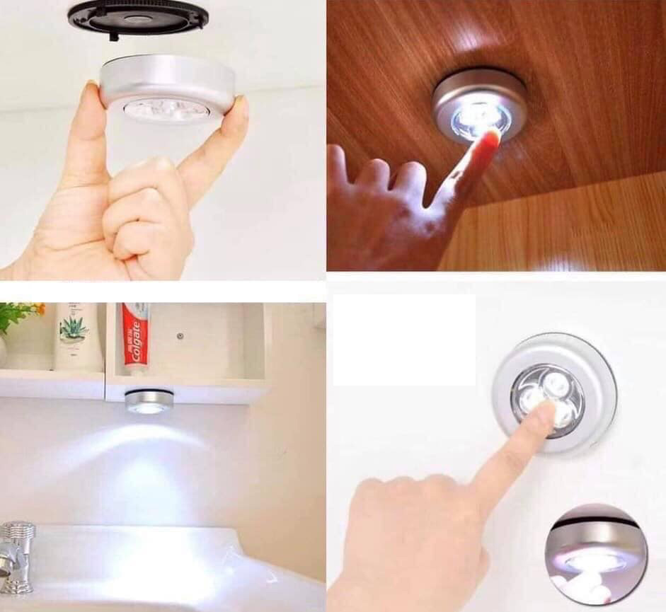 Đèn LED dán tường 3 bóng siêu sáng - Hàng nhập khẩu