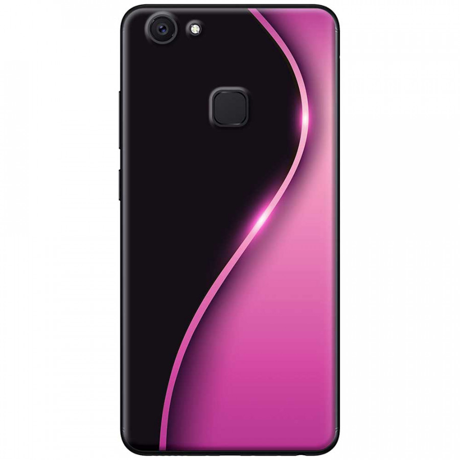 Ốp lưng dành cho Vivo V7 Plus mẫu Đường cong màu hồng