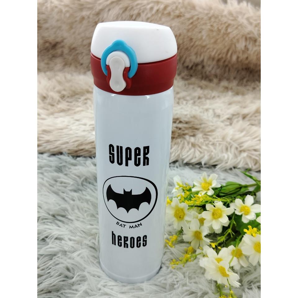 Bình Đựng Nước - Bình giữ nhiệt batman - super man 500ml