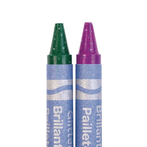 HỘP 16 BÚT MÀU SÁP ÁNH KIM TUYẾN CRAYOLA