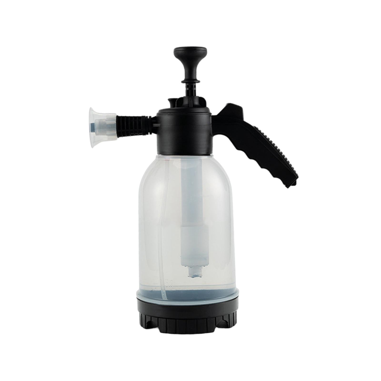 Spray Kettle Manual Foaming Sprayer 60° Spray Range Soap Sprayer Bottle Wind Hand 2L Pressure Foam Sprayer for Home Cleaning
