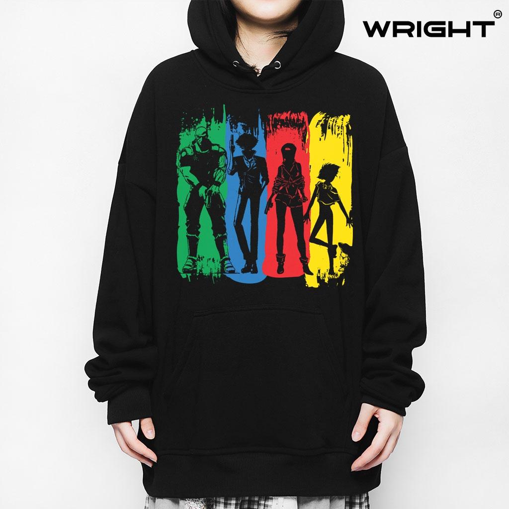 Áo hoodie anime Wright anime Space Bounty Hunters oversize unisex
