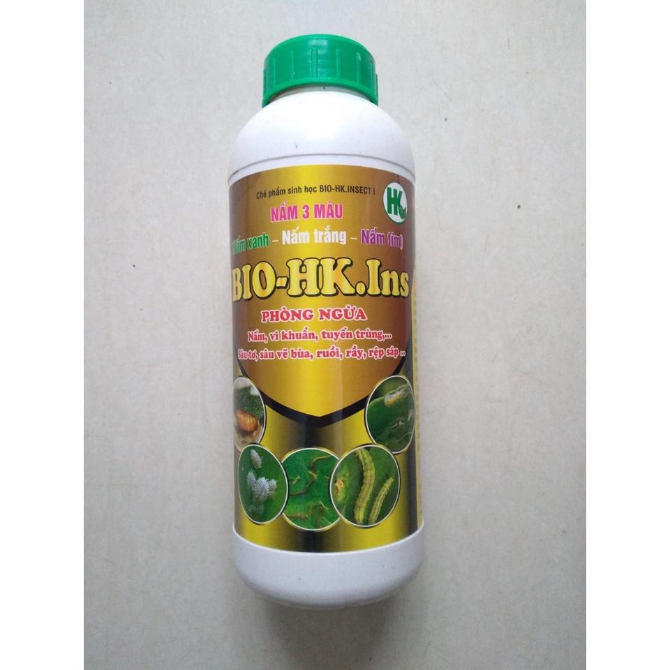 Chế phẩm trị nấm 3 Màu Xanh-Trắng-Tím chai 1 lít