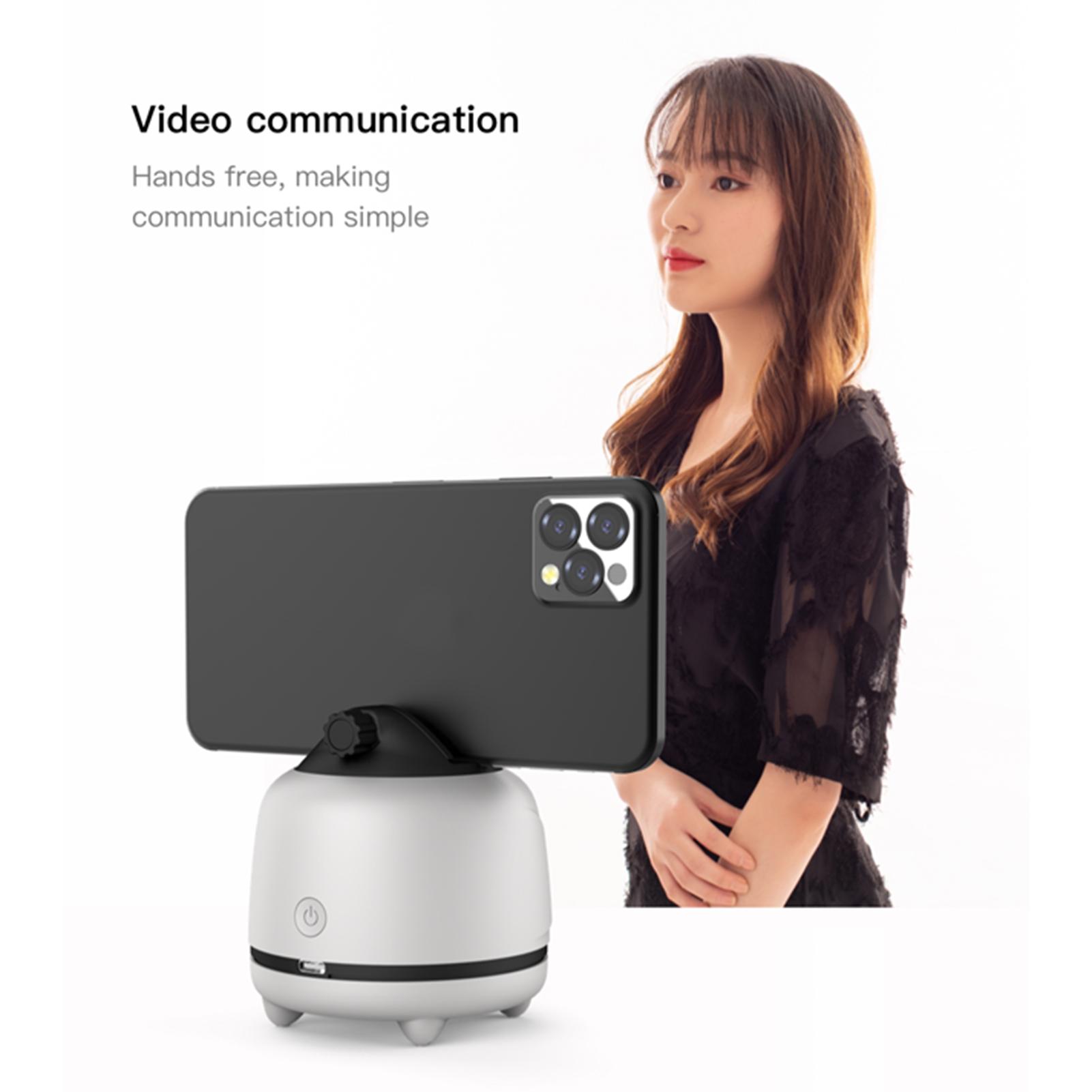 Giá Đỡ Điện Thoại Kiêm Gậy Chụp Ảnh Thông Minh Xoay 360 Độ Với Chức Năng Nhận Diện Khuôn Mặt