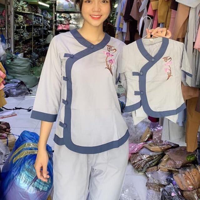 ĐỒ LAM ĐI CHÙA Pháp Phục Phật Giáo Mẫu Tim Phối