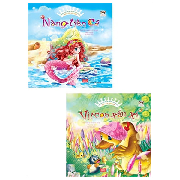 Combo Truyện Kể Cho Bé Trước Giờ Đi Ngủ - Ngày Xửa Ngày Xưa: Nàng Tiên Cá + Vịt Con Xấu Xí