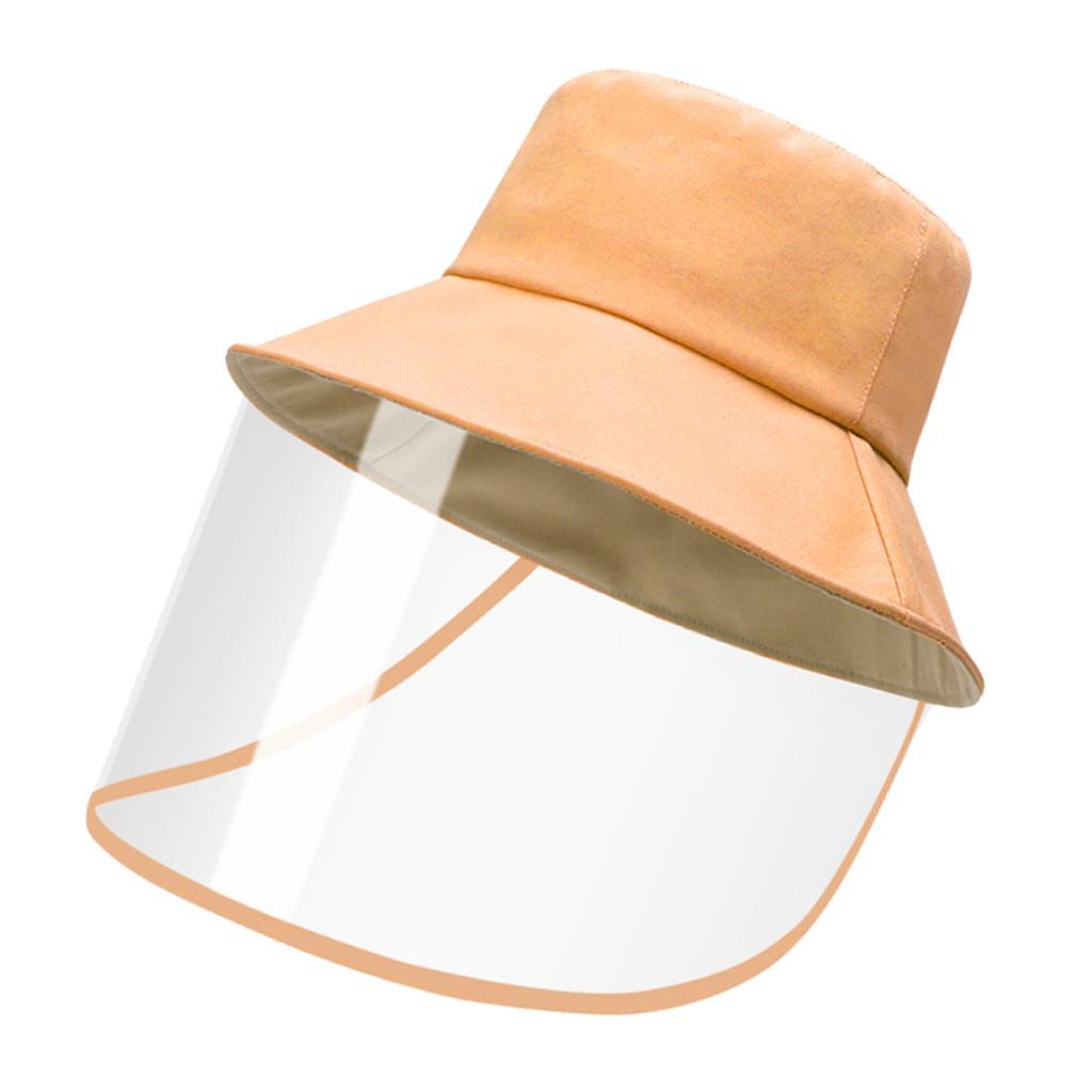 2 Pieces Anti-spit Hat Transparent Dustproof Cover Hat Bucket Hat