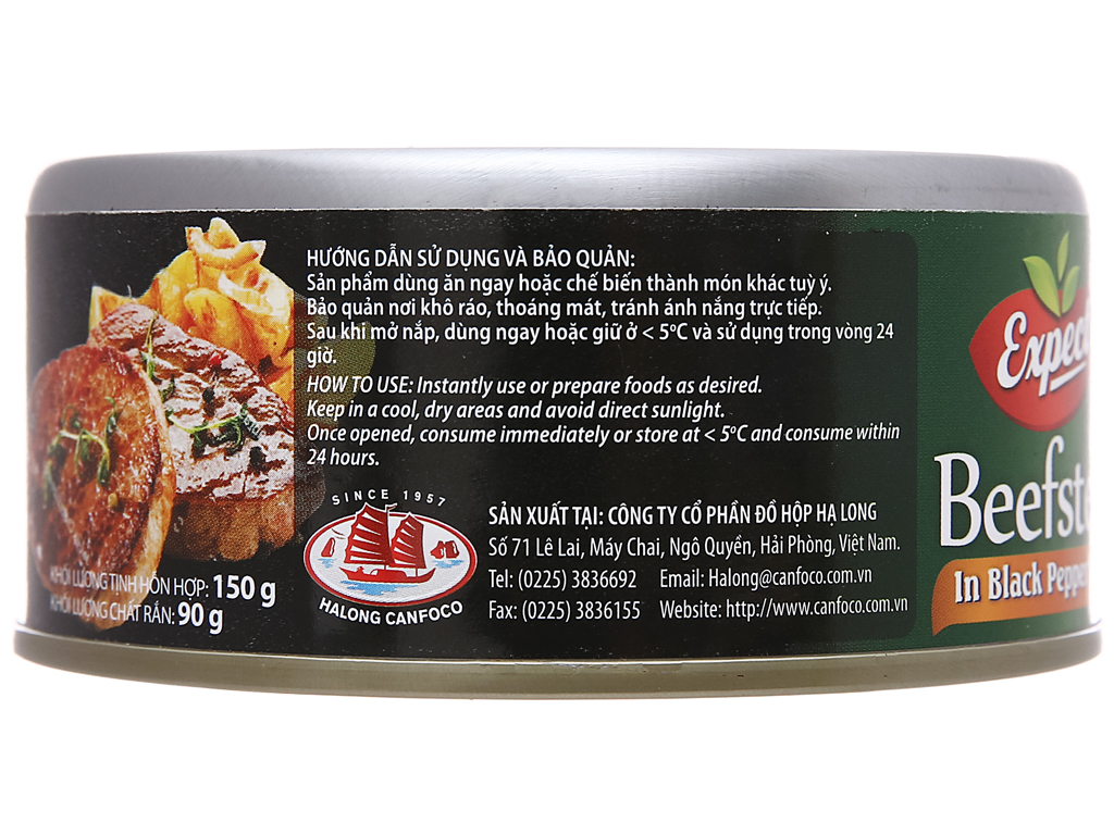 Bò Bít Tết Sốt Tiêu Đen Expect 150G (DATE: 7/2025)