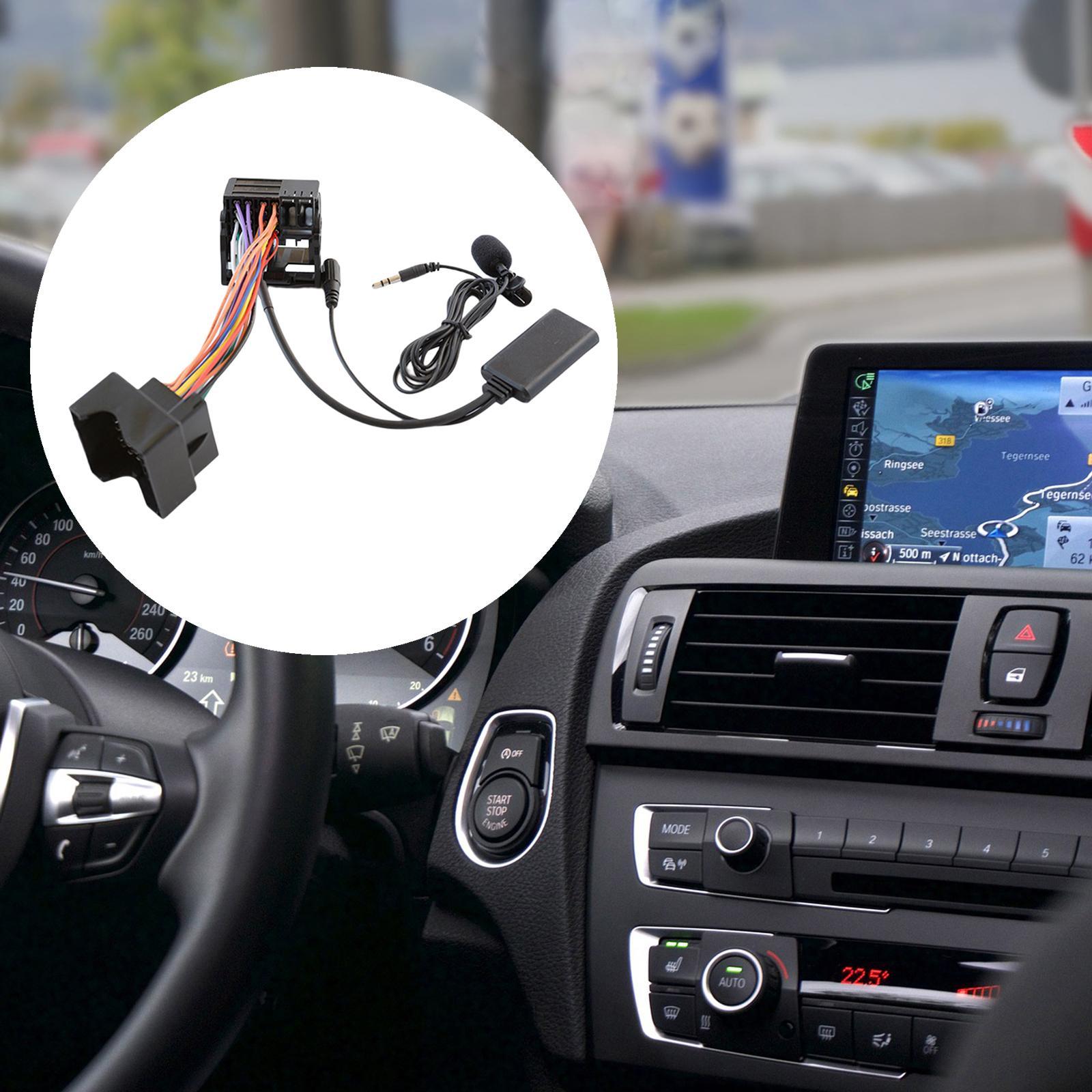 Car Bluetooth Audio Cable Adapter Mic for W203 W221 R230