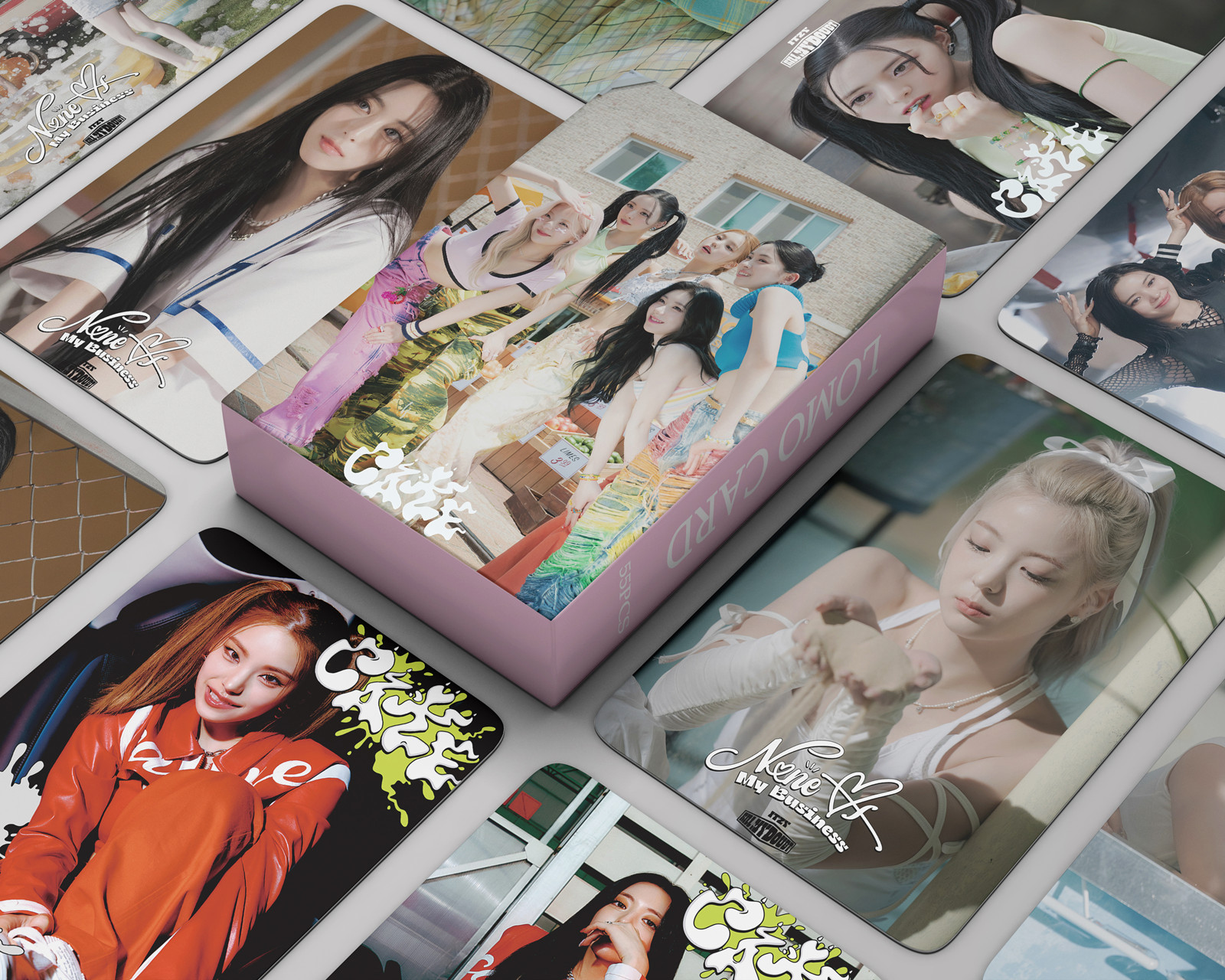 Set 55 lomo card ITZY-CAKE 2023