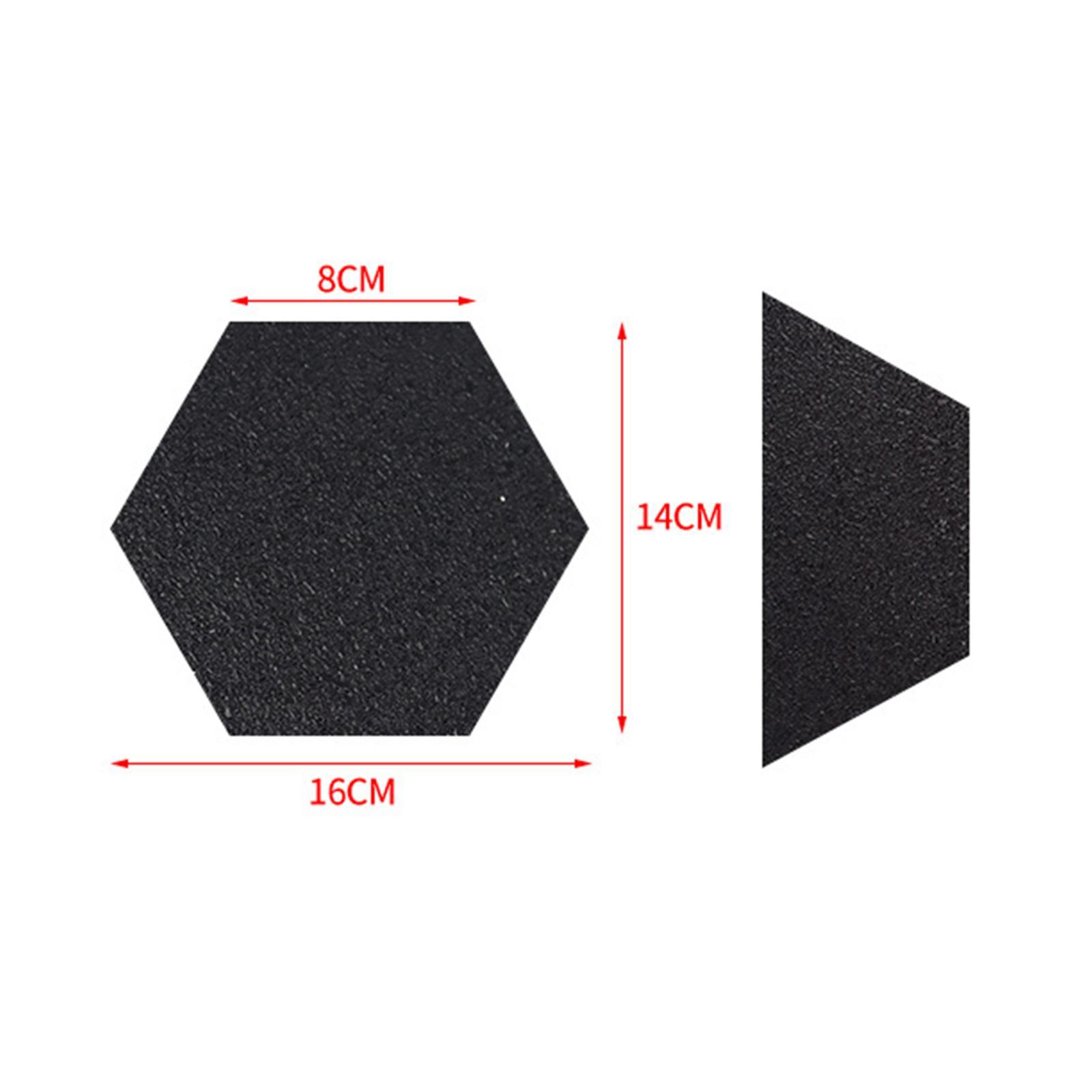 Hexagon Surfboard Traction Pads Deck  Decking Accessories Premium Surfpad Waxless Deck Pads for Skimboard, Shortboards, Surf Boards