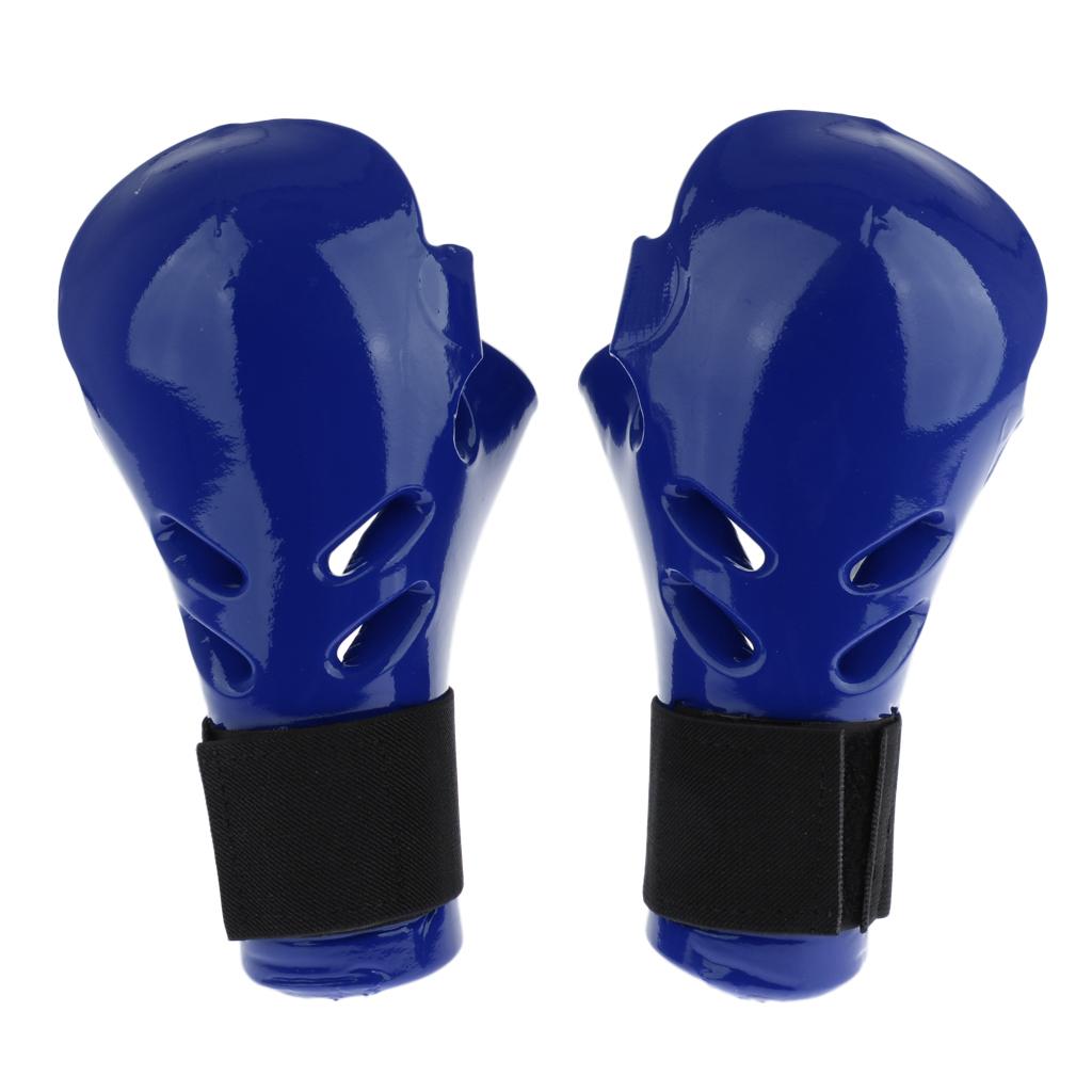 Kids Child Taekwondo Sparring Gloves Mitts MMA Hand Protective Gear Blue S